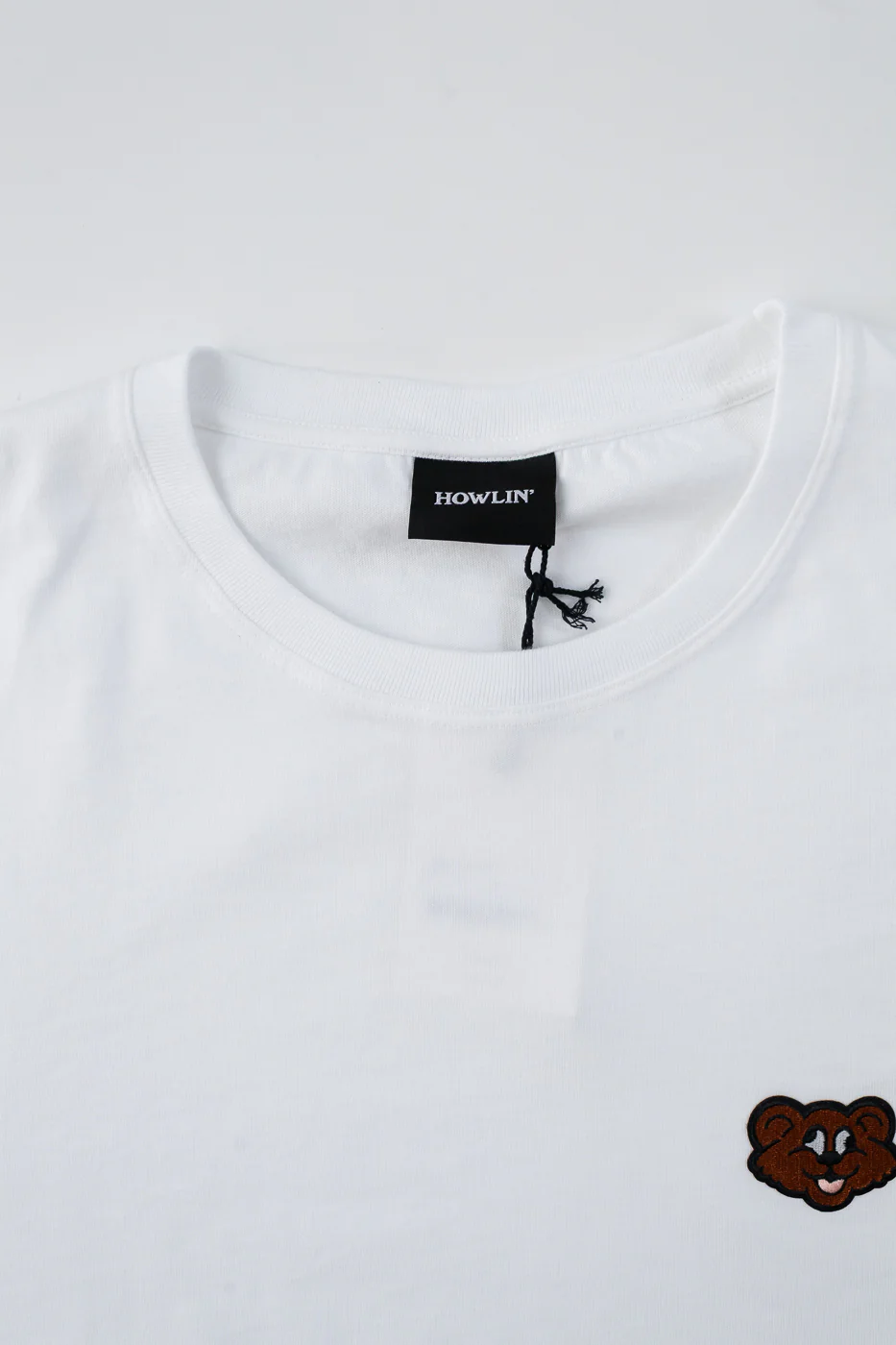 Shaggy Bear T-Shirt - White - Image 2