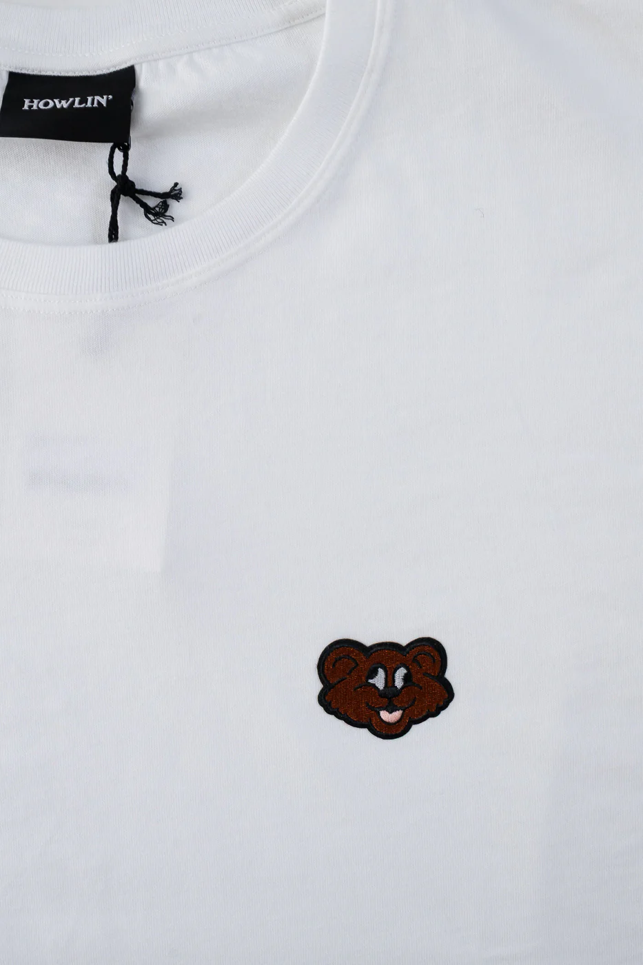 Shaggy Bear T-Shirt - White - Image 3