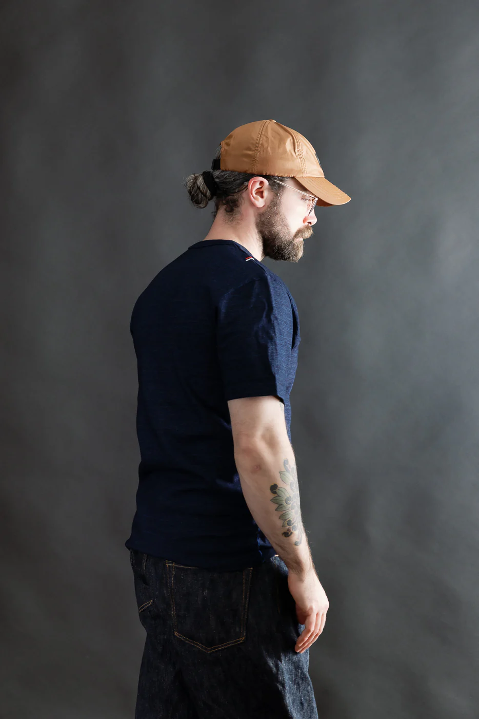 Shinkai Heavy Henley T-Shirt - Indigo - Image 13