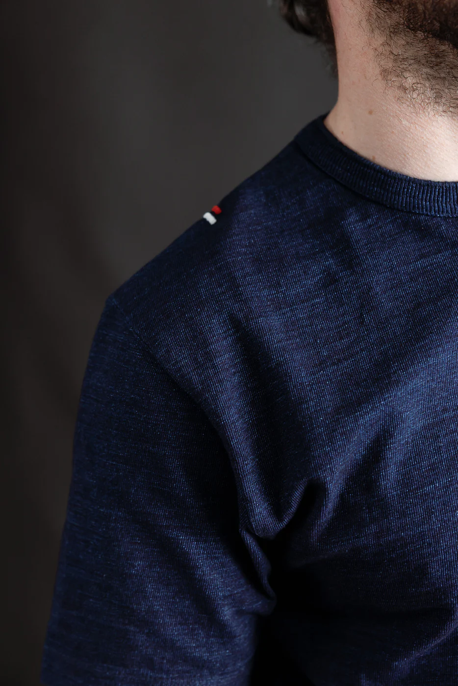 Shinkai Heavy Henley T-Shirt - Indigo - Image 18