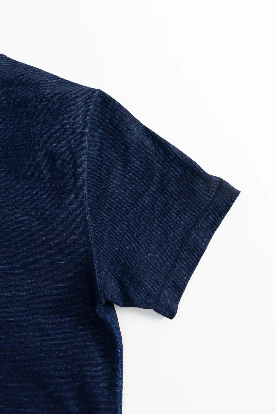 Shinkai Heavy Henley T-Shirt - Indigo - Image 3