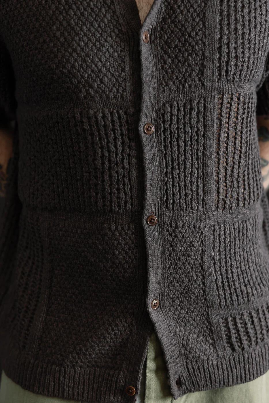 Short Sleeve Knit Shirt - Umber De Stijl - Image 18