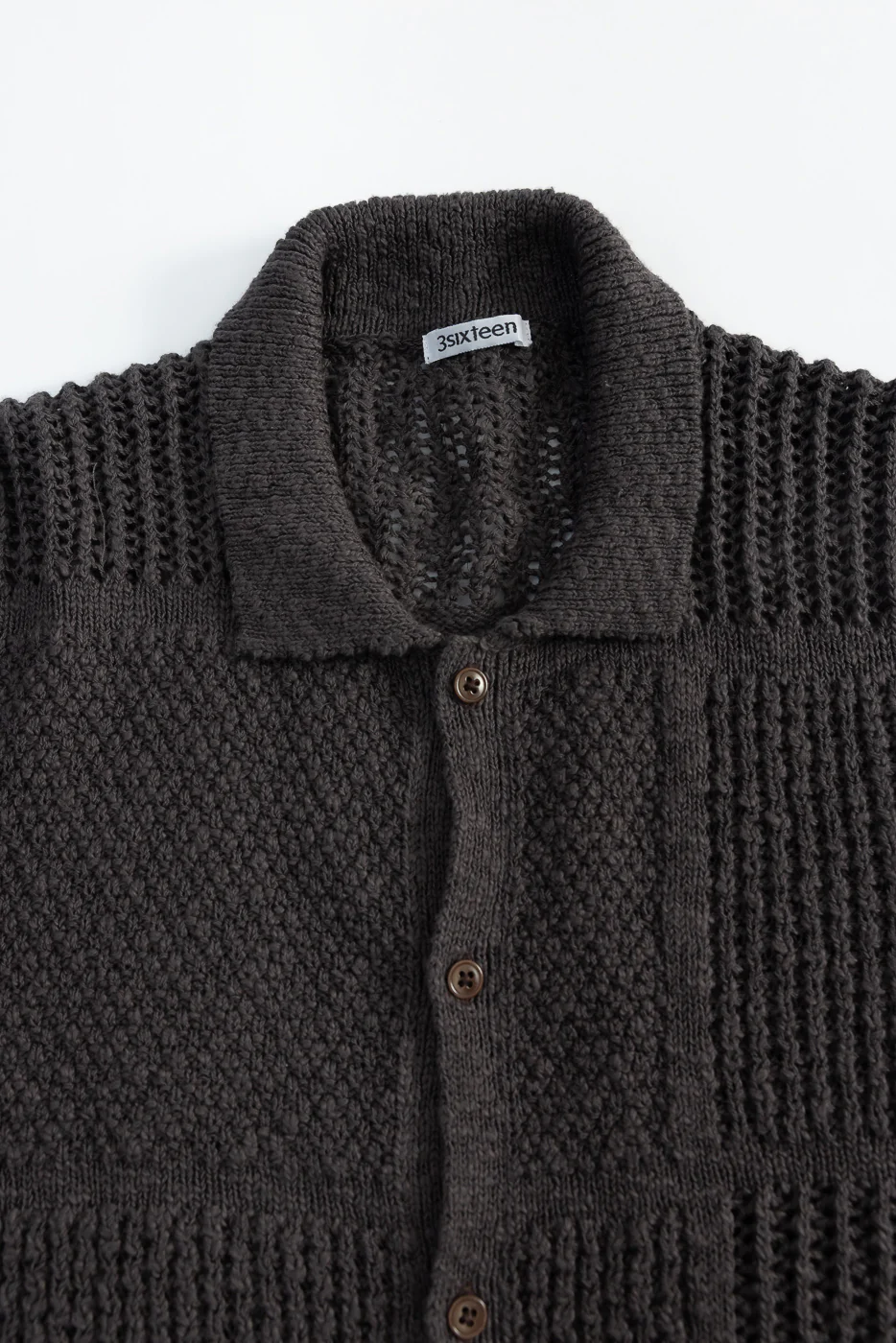 Short Sleeve Knit Shirt - Umber De Stijl - Image 2