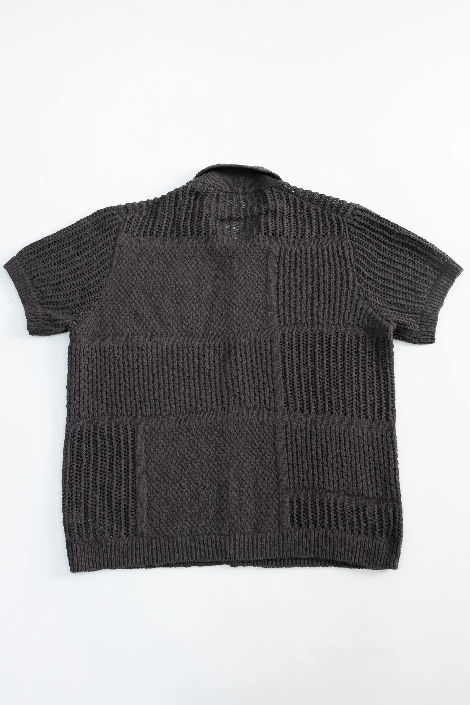 Short Sleeve Knit Shirt - Umber De Stijl - Image 5