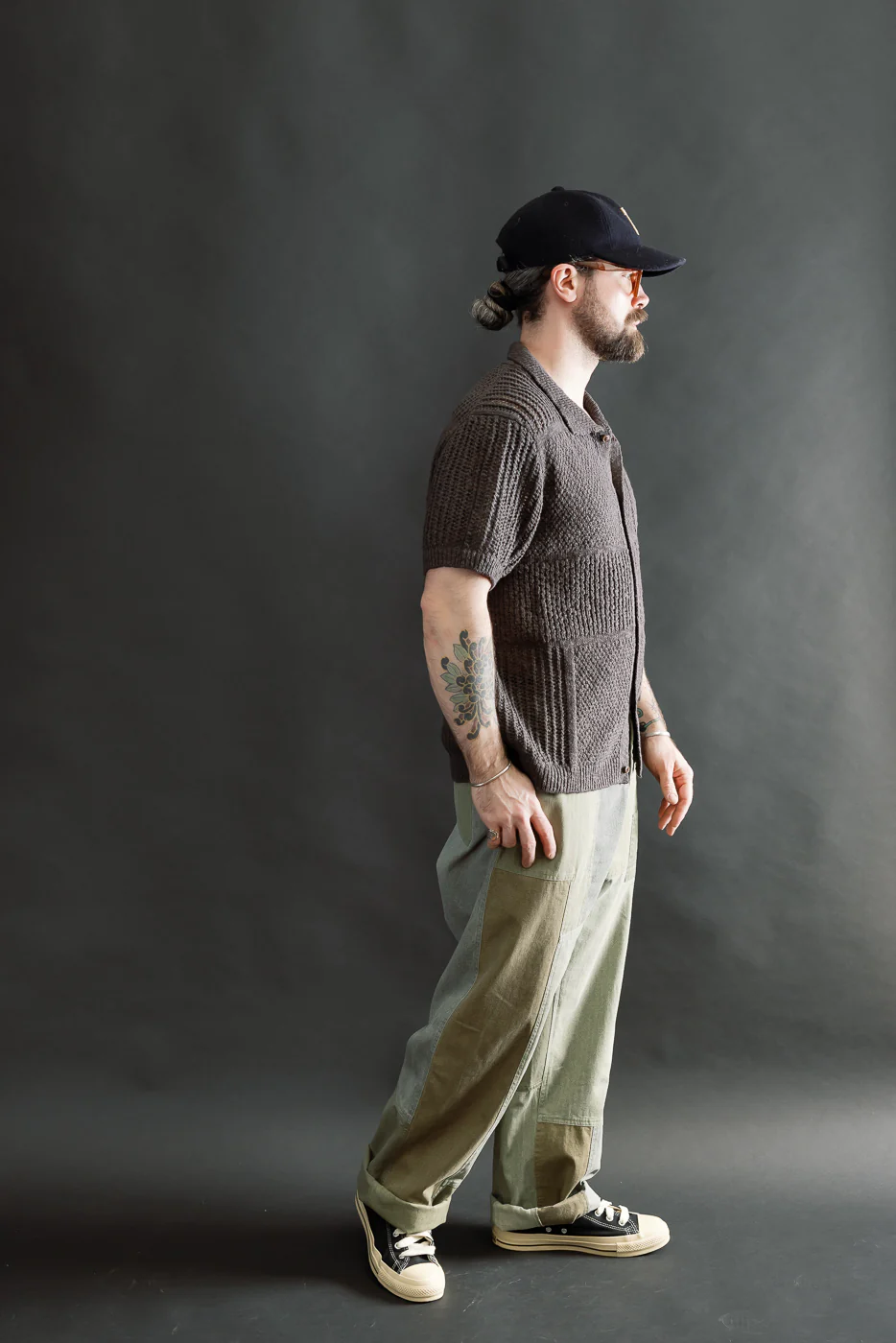 Short Sleeve Knit Shirt - Umber De Stijl - Image 7
