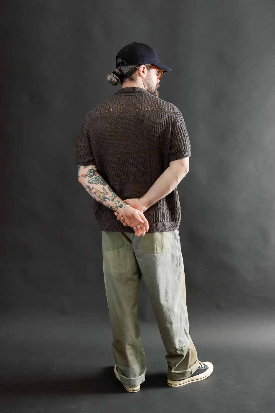 Short Sleeve Knit Shirt - Umber De Stijl - Image 8