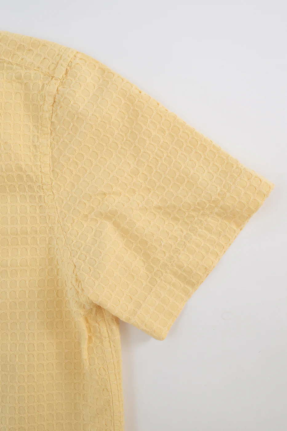 Short Sleeve Resort Shirt Geo Weave - Sunflower - Image 4