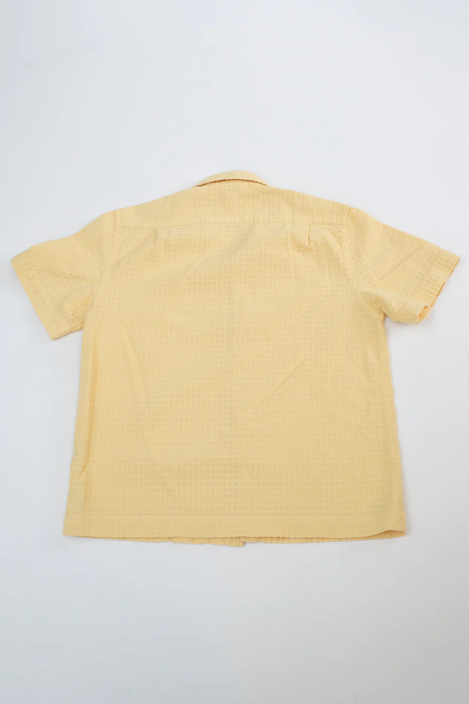 Short Sleeve Resort Shirt Geo Weave - Sunflower - Image 5