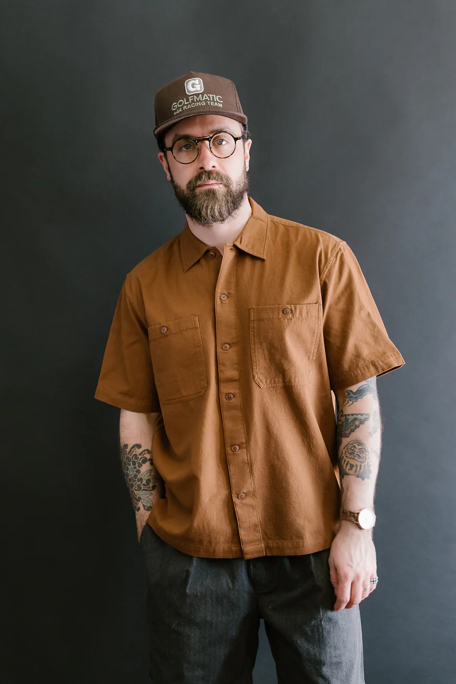 Short Sleeve Workshirt - Sandstone - Image 14