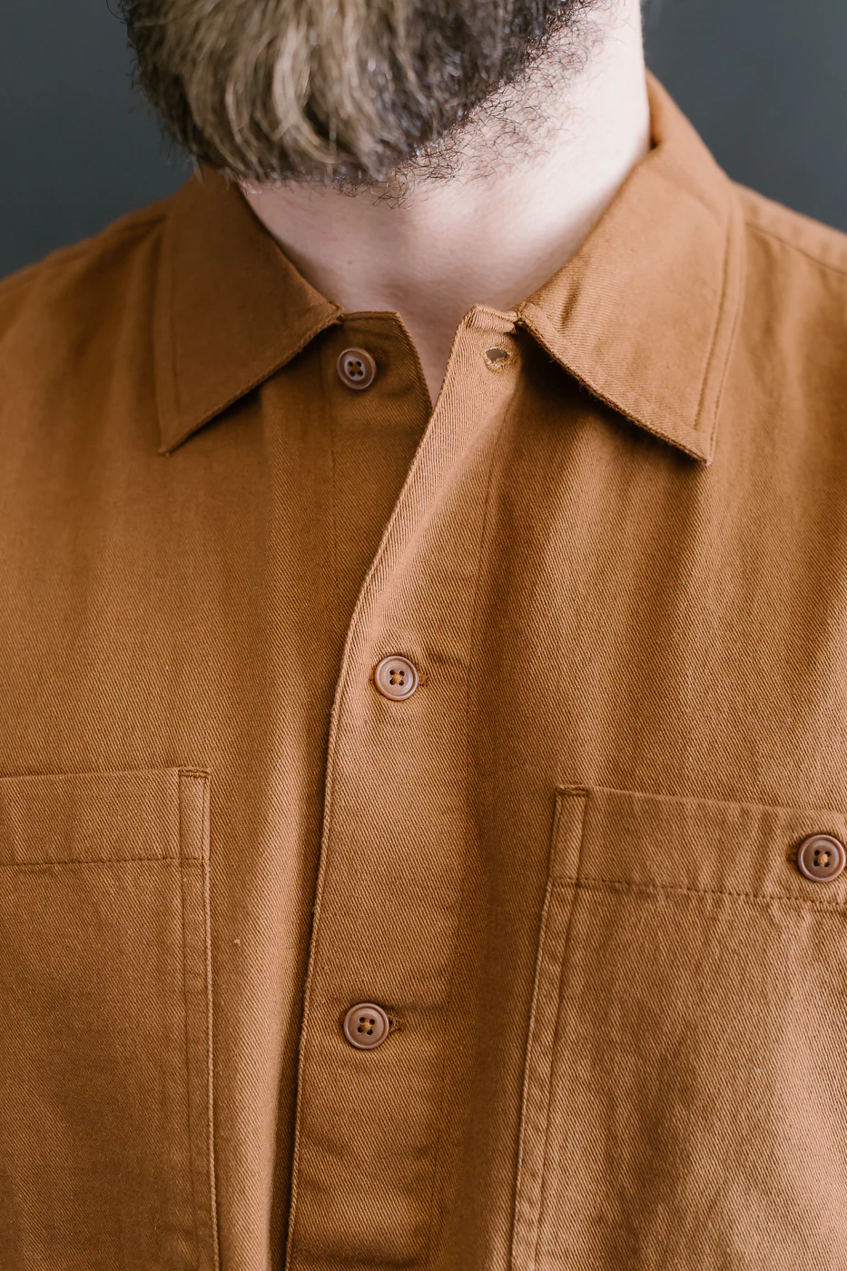 Short Sleeve Workshirt - Sandstone - Image 16