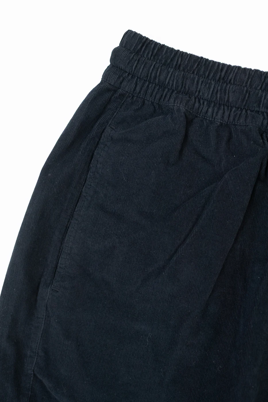 SHORTS02LC.99 - Organic Cotton Corduroy 5" Shorts - Deep Black - Image 4