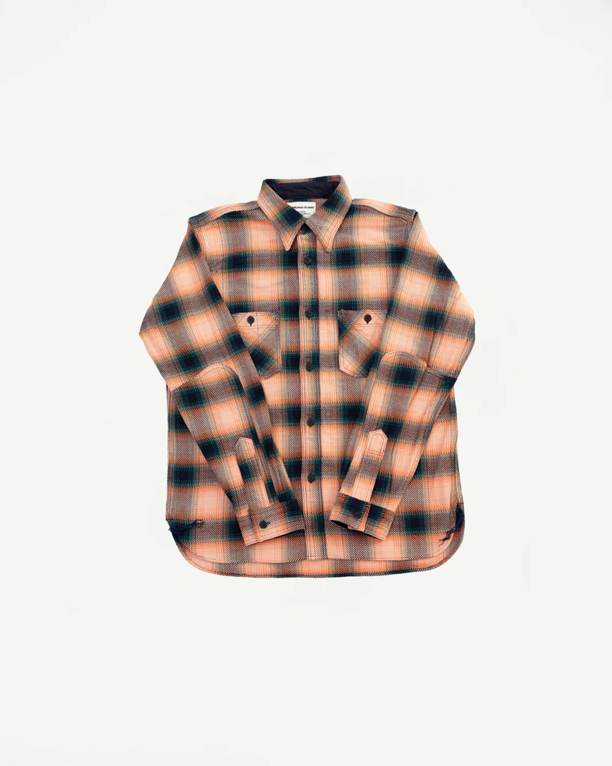 SIN25-01W - Heavy Indigo Flannel - Pink