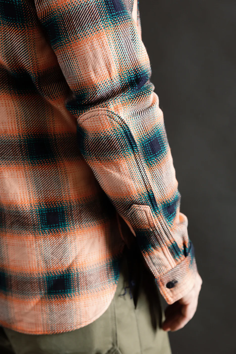 SIN25-01W - Heavy Indigo Flannel - Pink - Image 20