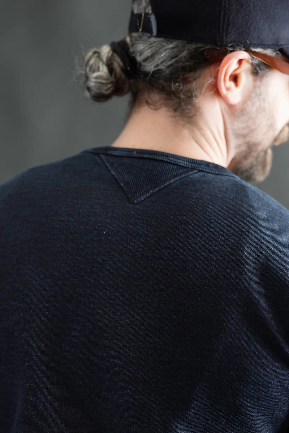 SIS25-101 - Overdyed Sweatshirt - Kakishibu Indigo - Image 18