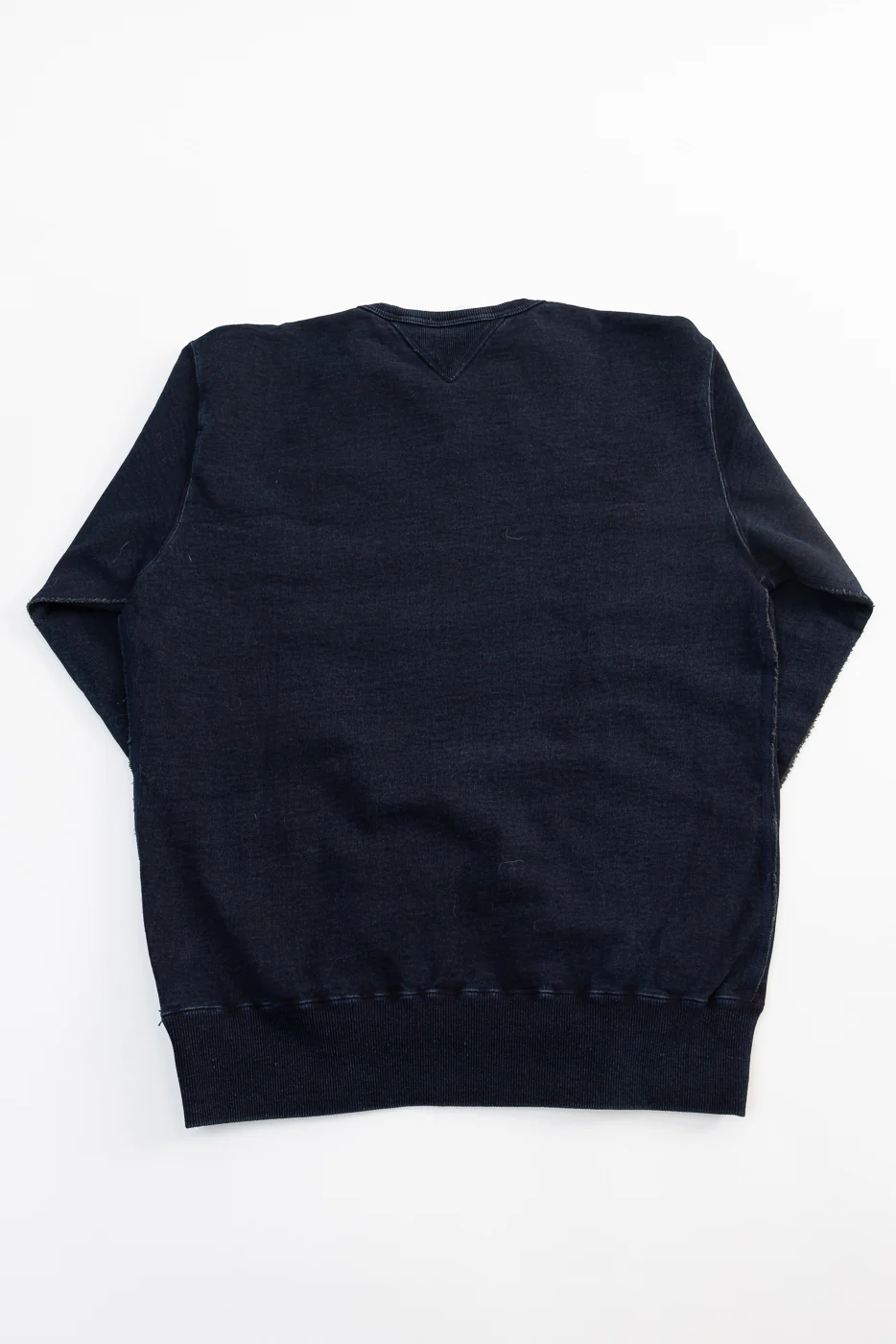 SIS25-101 - Overdyed Sweatshirt - Kakishibu Indigo - Image 4