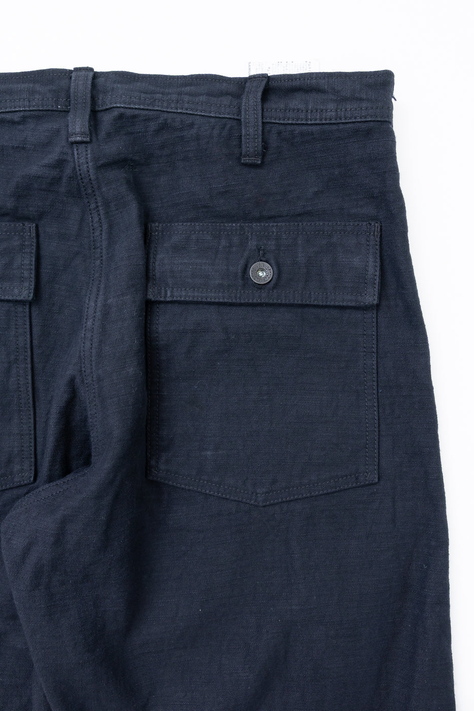 SJ52BK - Back Satin Selvedge Baker Pants - Black - Image 2