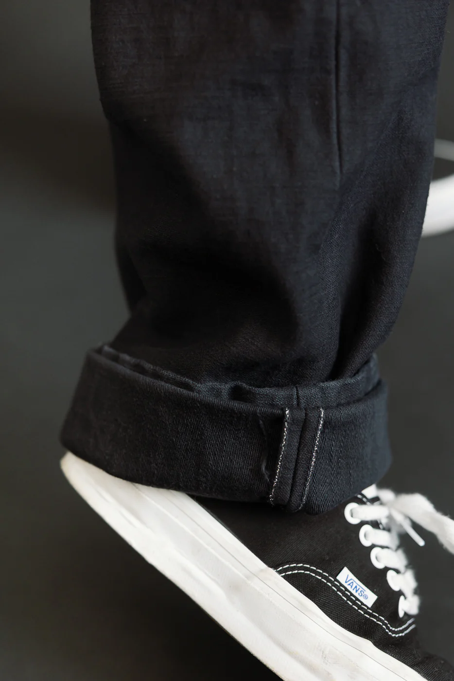 SJ52BK - Back Satin Selvedge Baker Pants - Black - Image 20