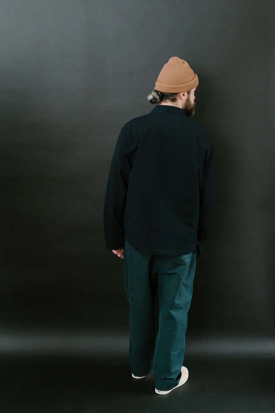 SJAS24-ARW - Cotton Ripstop "Kokiran" Military Shirt - Natural Indigo x Indigo - Image 8