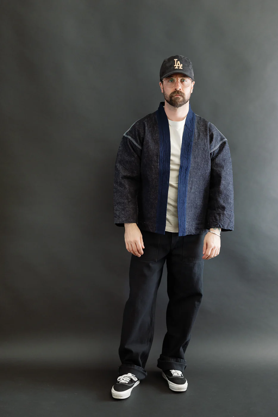 SJDH25-H - 17oz Zero Plus Denim - Happi Coat - Image 5