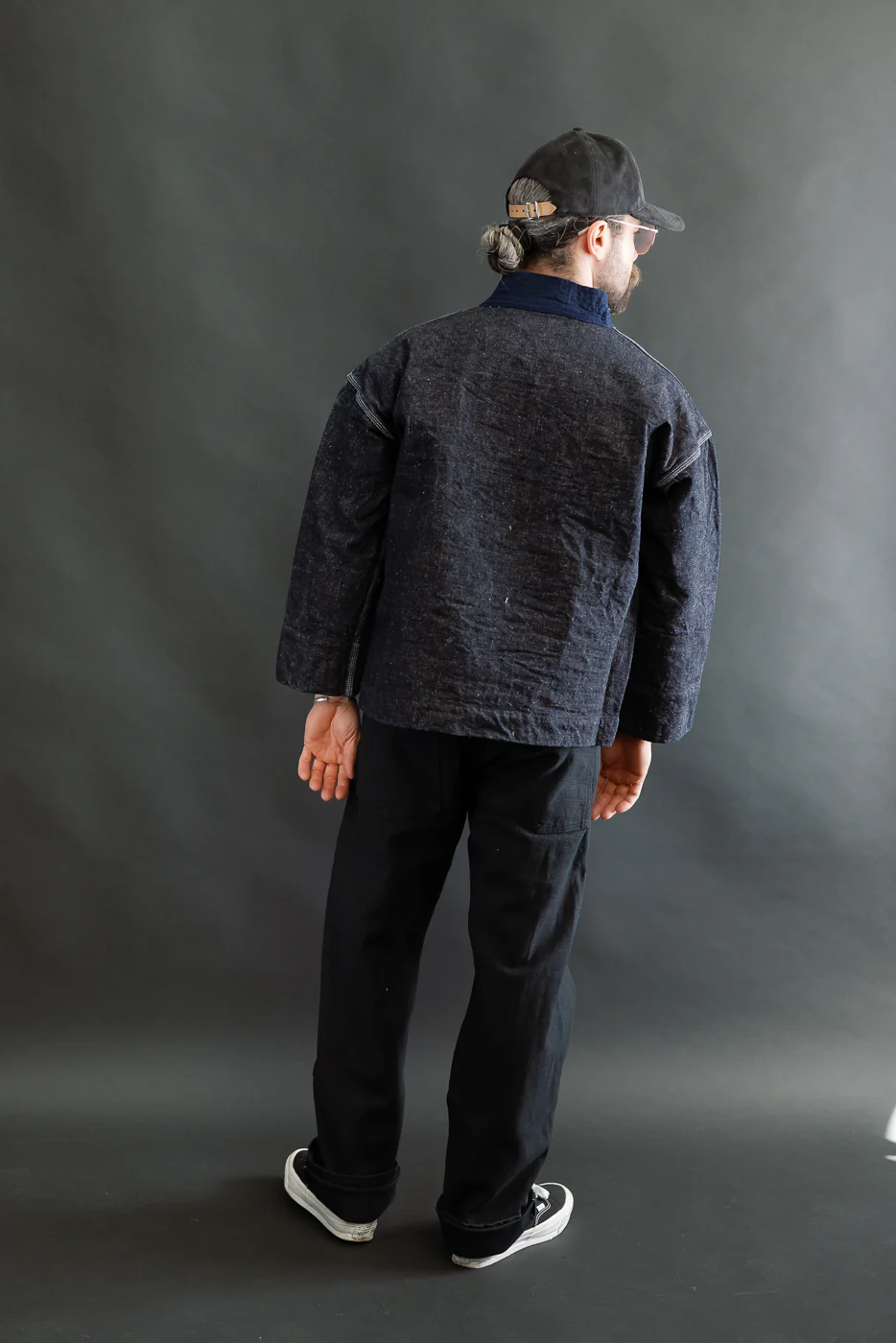SJDH25-H - 17oz Zero Plus Denim - Happi Coat - Image 7