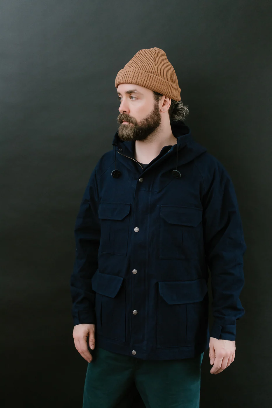 SJMPK24-AI - Ripstop Mountain Parka - Hank Dyed Indigo - Image 14