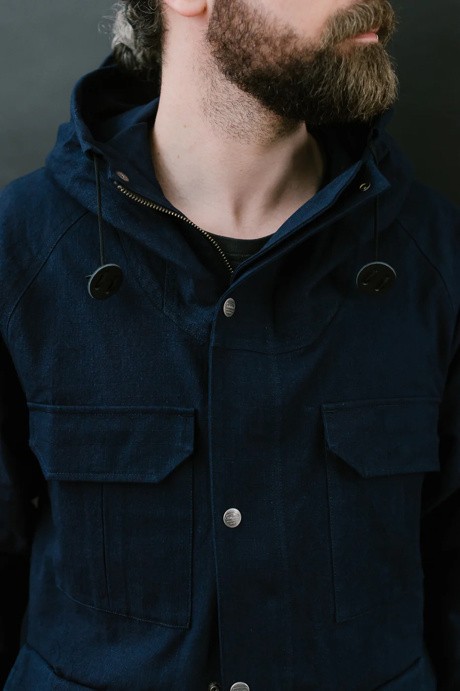 SJMPK24-AI - Ripstop Mountain Parka - Hank Dyed Indigo - Image 18