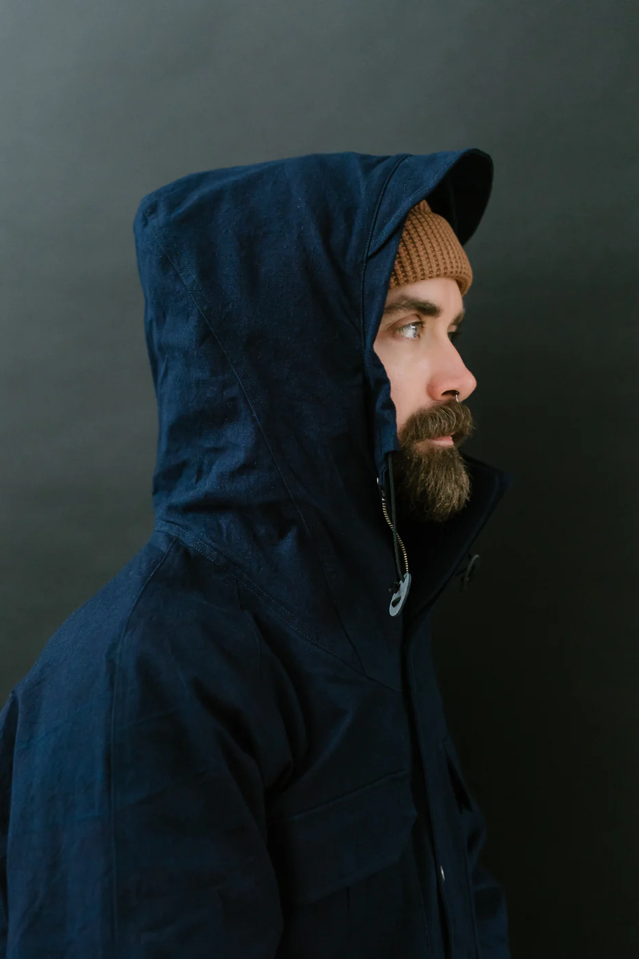 SJMPK24-AI - Ripstop Mountain Parka - Hank Dyed Indigo - Image 23