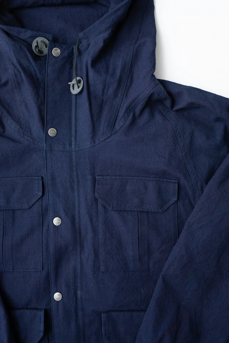 SJMPK24-AI - Ripstop Mountain Parka - Hank Dyed Indigo - Image 3