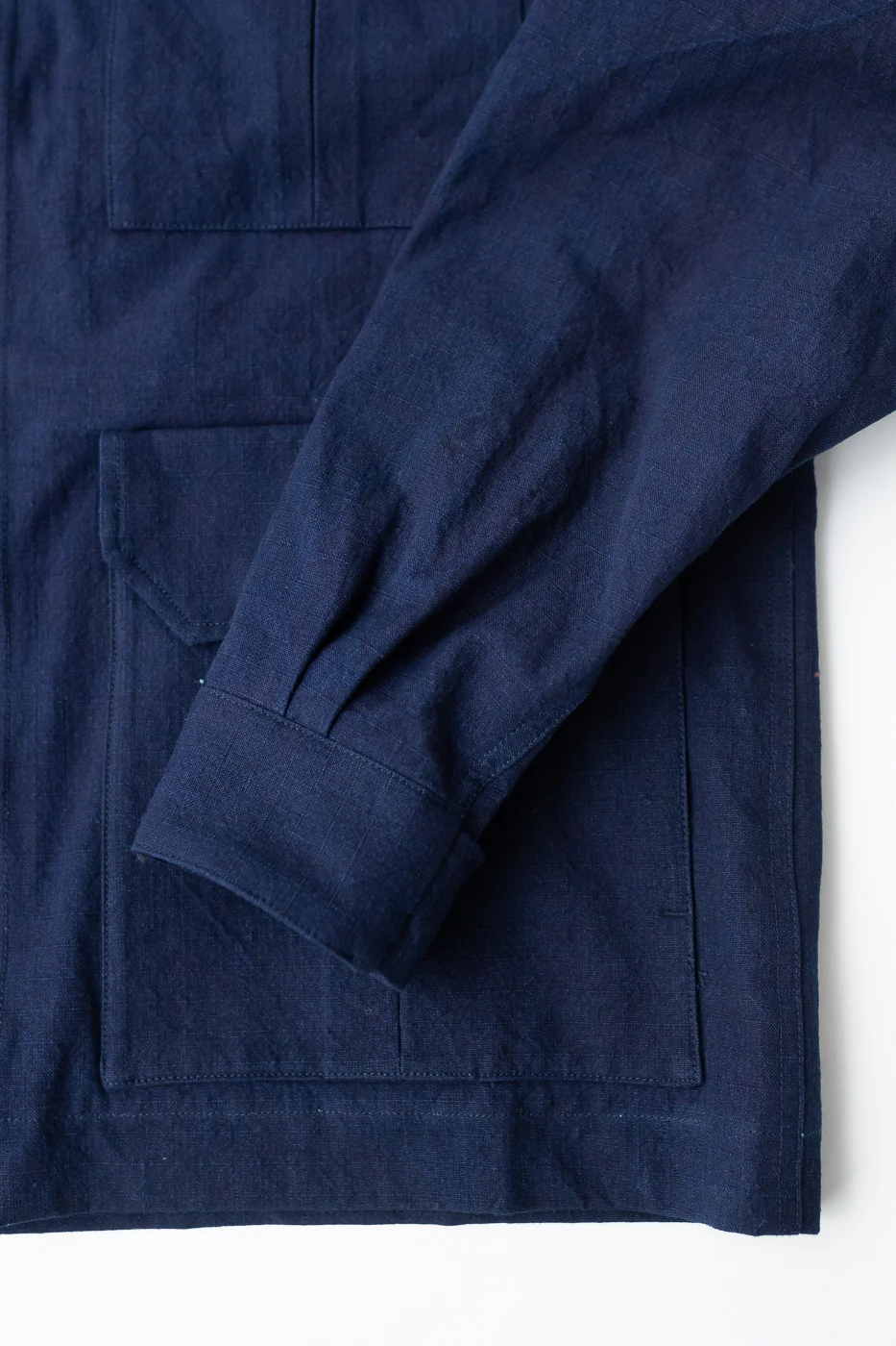 SJMPK24-AI - Ripstop Mountain Parka - Hank Dyed Indigo - Image 4