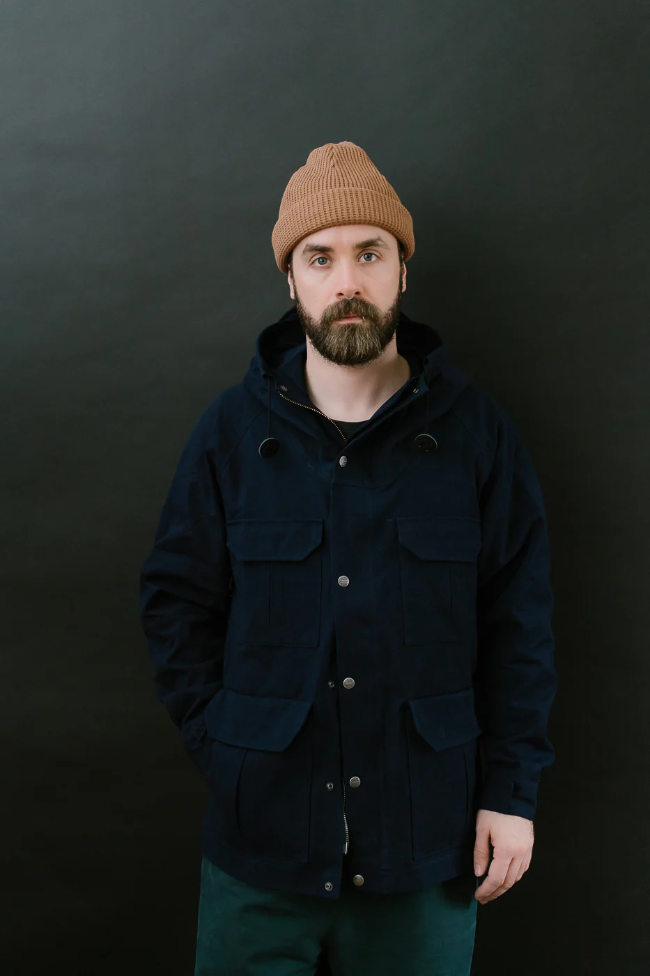 SJMPK24-AI - Ripstop Mountain Parka - Hank Dyed Indigo - Image 9