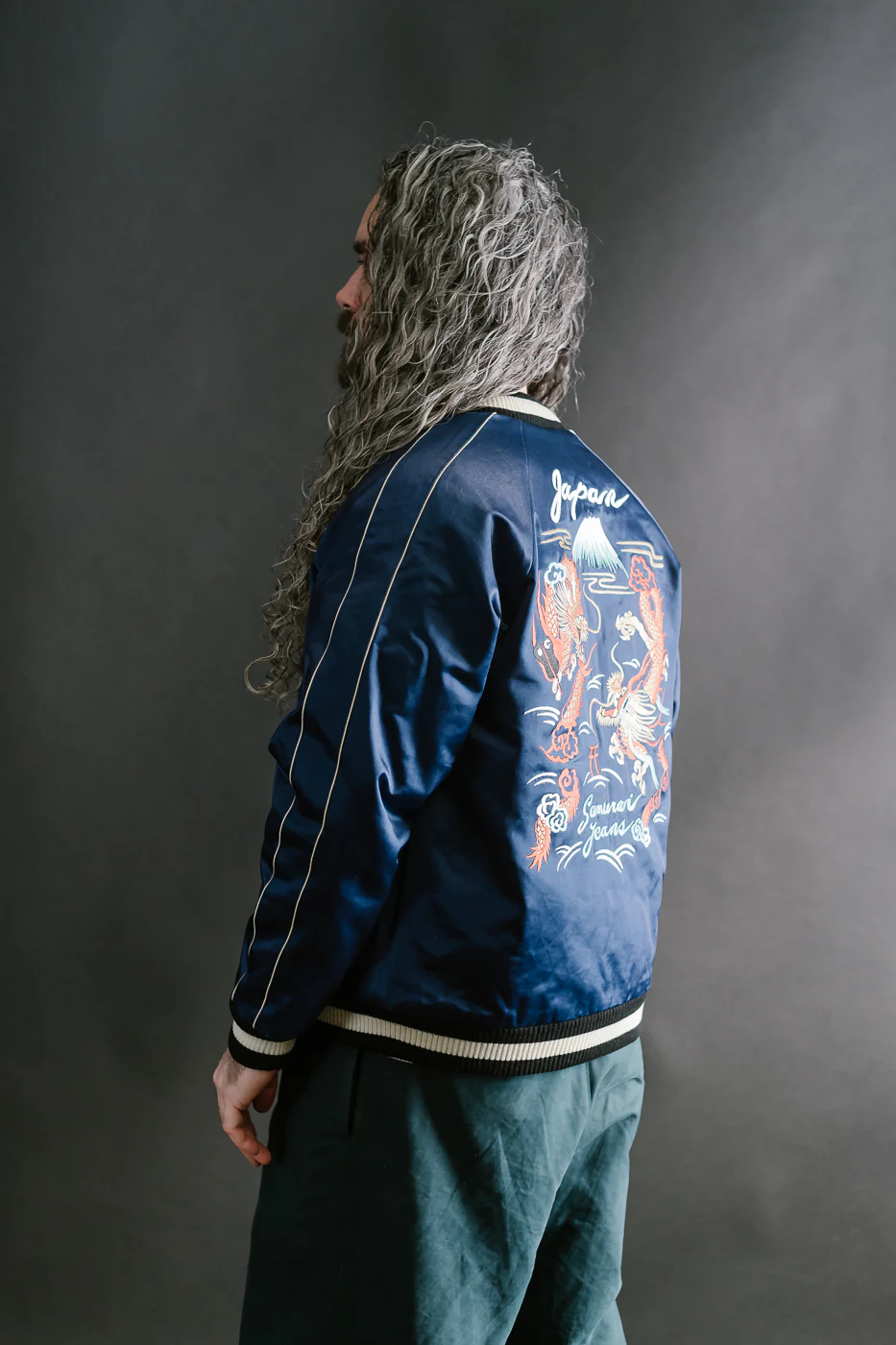 SJSKJ24 - Dyed Sukajan Jacket - Indigo - Image 14