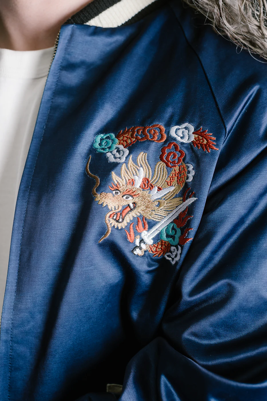 SJSKJ24 - Dyed Sukajan Jacket - Indigo - Image 17