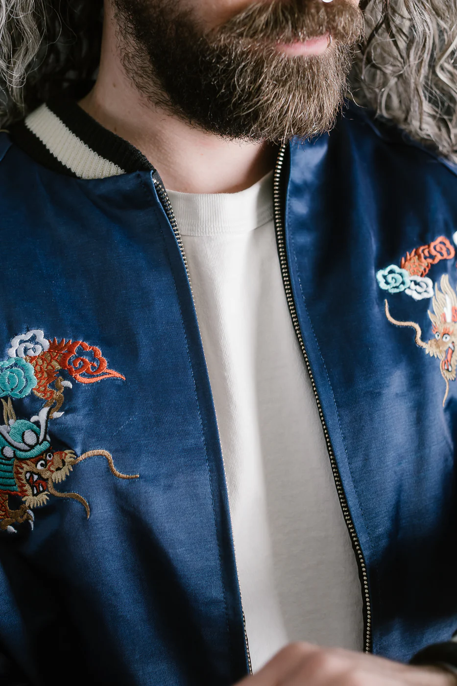 SJSKJ24 - Dyed Sukajan Jacket - Indigo - Image 19
