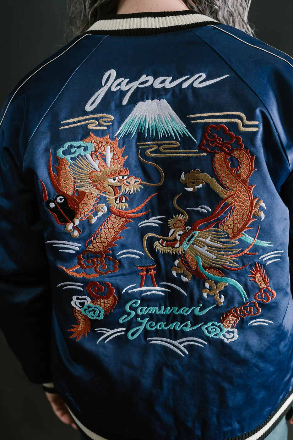 SJSKJ24 - Dyed Sukajan Jacket - Indigo - Image 23