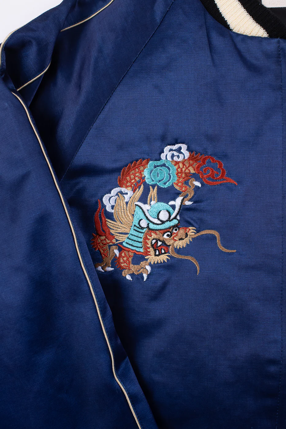 SJSKJ24 - Dyed Sukajan Jacket - Indigo - Image 4