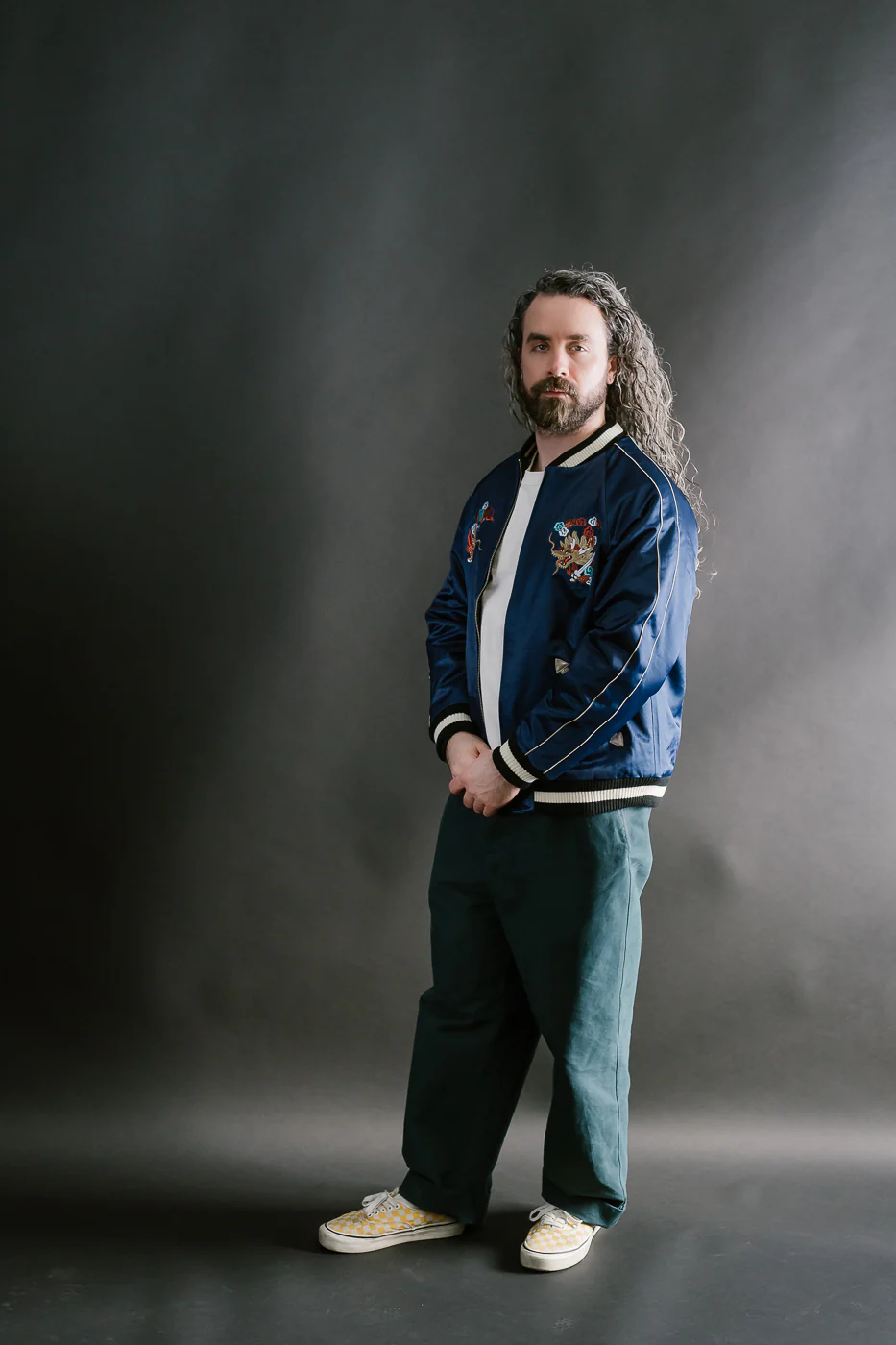 SJSKJ24 - Dyed Sukajan Jacket - Indigo - Image 9