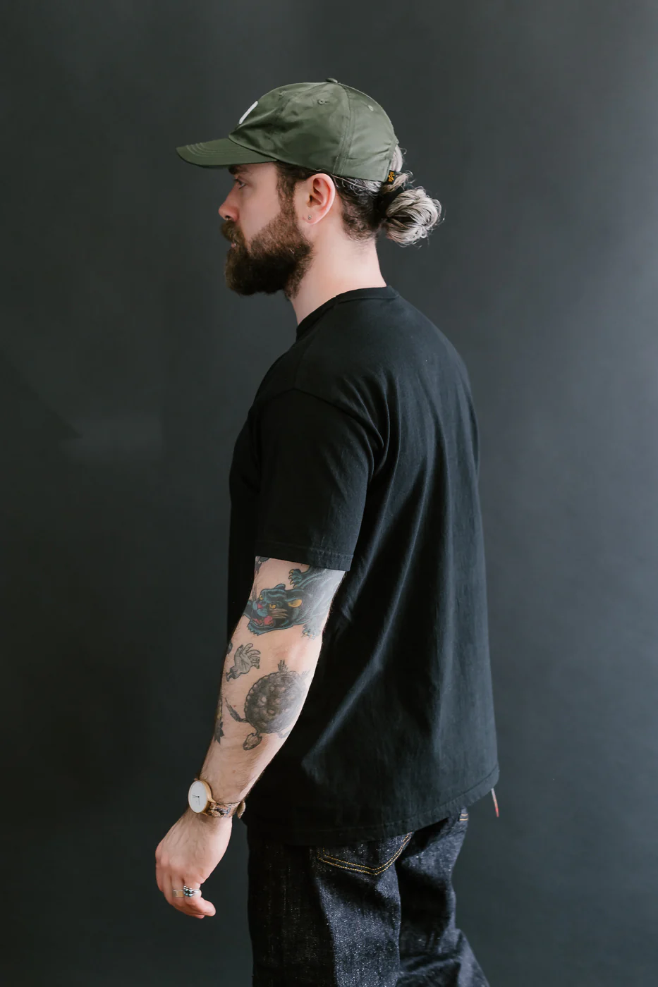 SJST-ML - Heavyweight Plain T-Shirt  - Black - Image 13