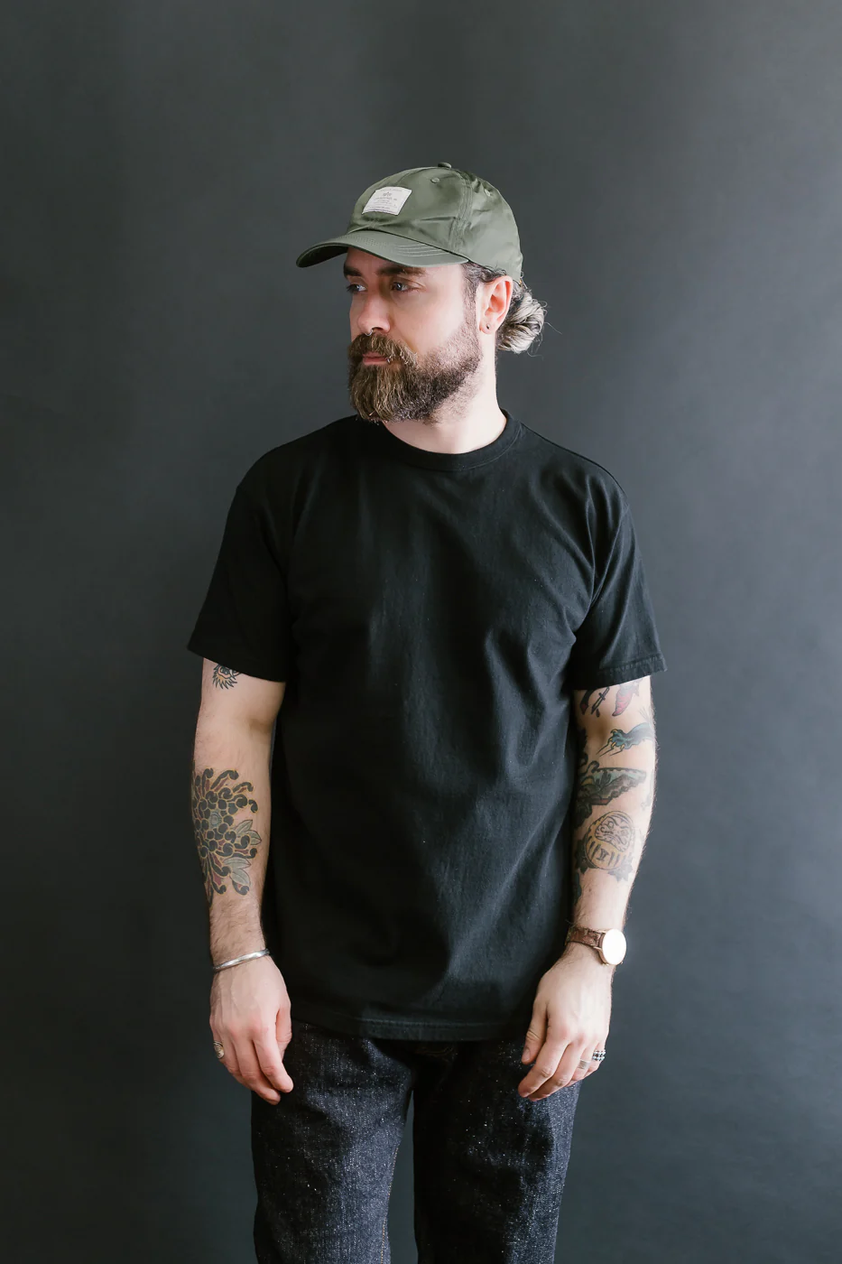 SJST-ML - Heavyweight Plain T-Shirt  - Black - Image 9