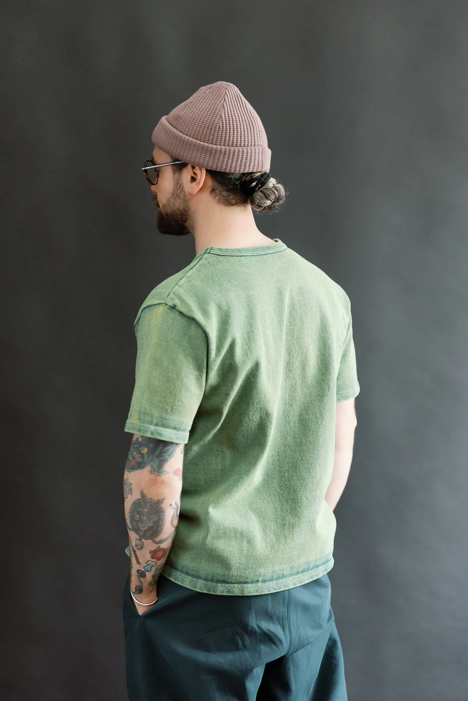 SJST-TW01 - 10/2 Extra Heavy T-Shirt - Green - Image 13