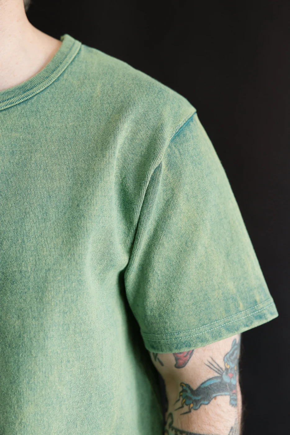 SJST-TW01 - 10/2 Extra Heavy T-Shirt - Green - Image 16