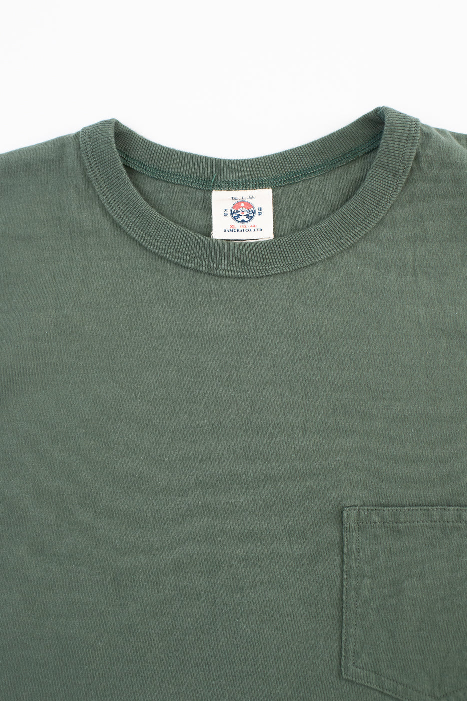SJST25-102L - "Snake Slayer" Heavyweight T-Shirt  - Moss Green - Image 3