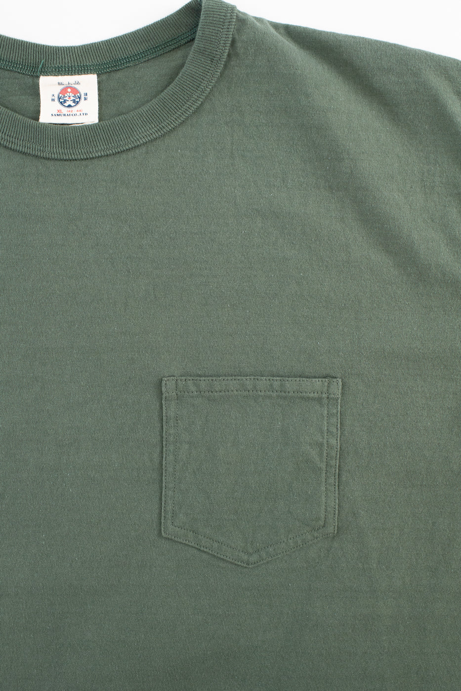 SJST25-102L - "Snake Slayer" Heavyweight T-Shirt  - Moss Green - Image 4