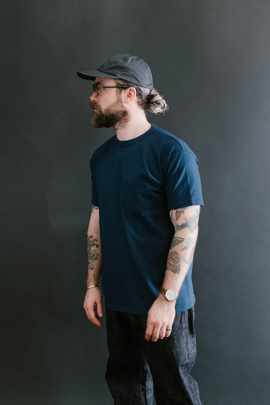 SJST25-102L - "Snake Slayer" Heavyweight T-Shirt  - Navy - Image 16