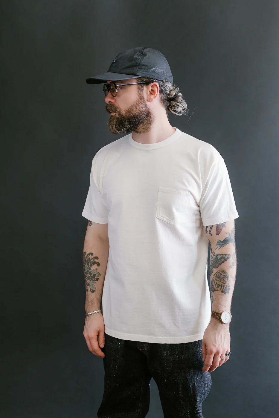 SJST25-102L - "Snake Slayer" Heavyweight T-Shirt  - White - Image 14