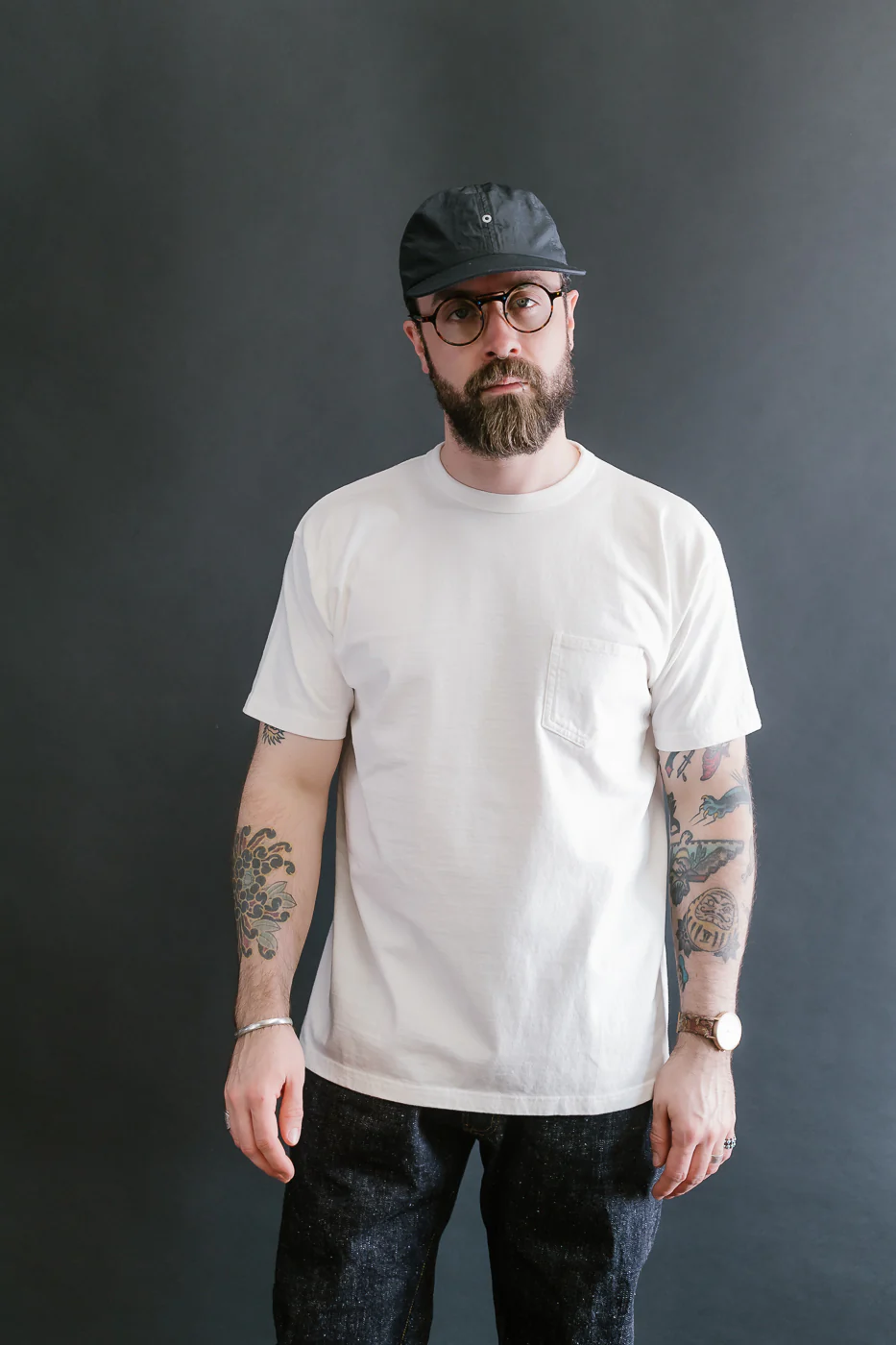 SJST25-102L - "Snake Slayer" Heavyweight T-Shirt  - White - Image 15