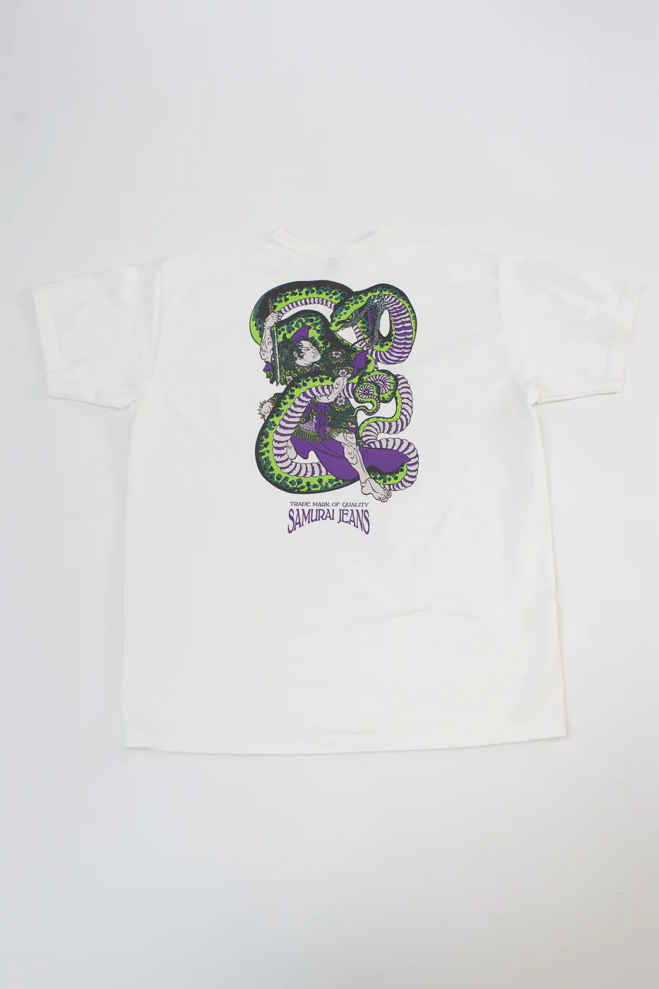 SJST25-102L - "Snake Slayer" Heavyweight T-Shirt  - White - Image 6