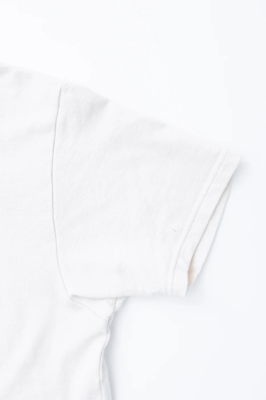 SJST25-105 - "Daikoku-Ebisu" Inlay Loopwheel T-Shirt - Ivory - Image 4