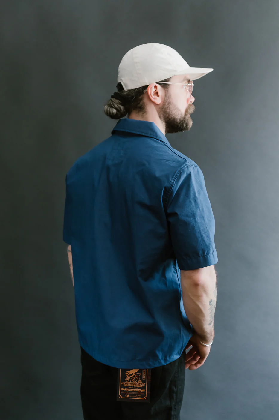 Skyliner Lounge Shirt - Indigo Ripstop - Image 12