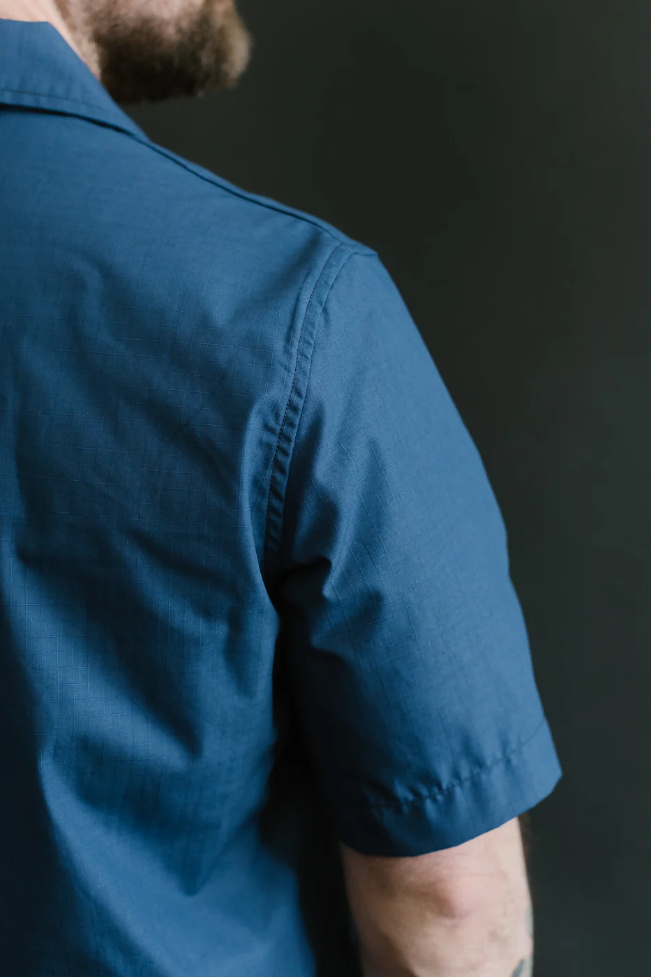 Skyliner Lounge Shirt - Indigo Ripstop - Image 19