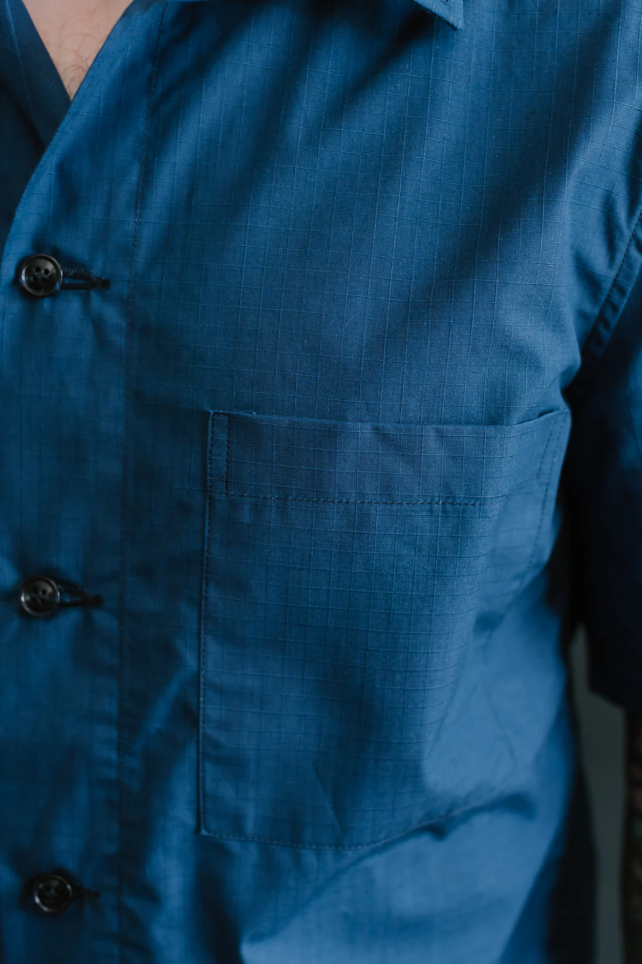 Skyliner Lounge Shirt - Indigo Ripstop - Image 21